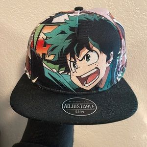 This is a My Hero Acedamia hat that's only been worn once. Meant for all ages!:)